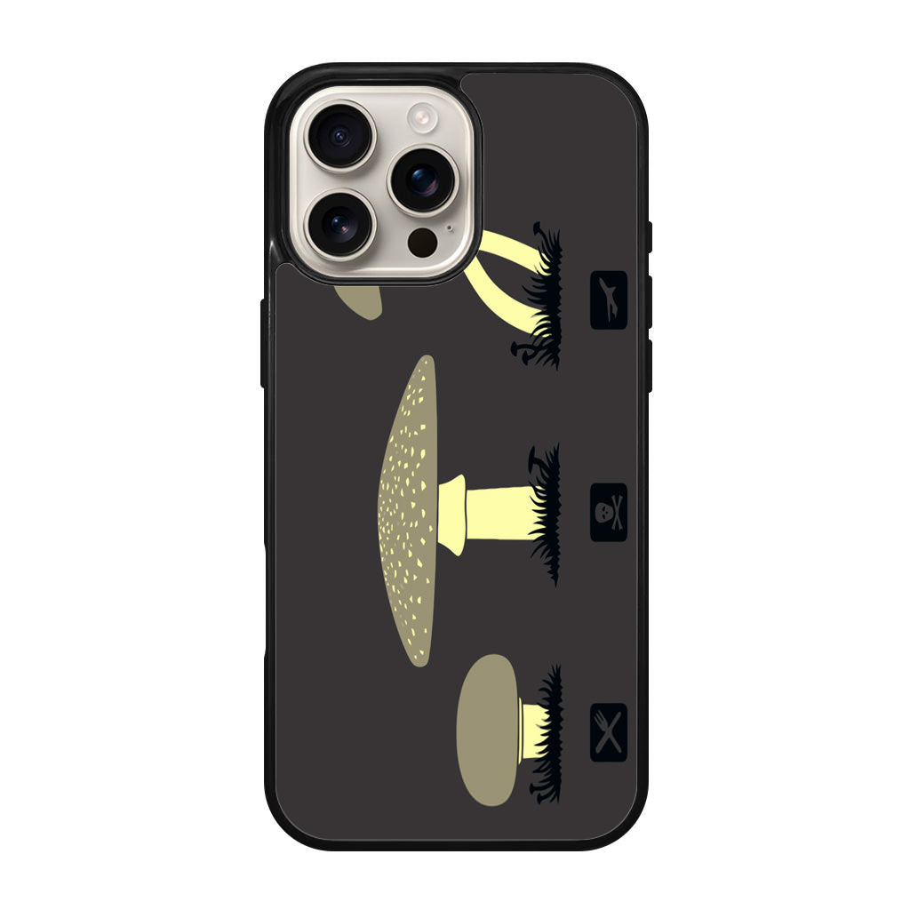 Mushroom Minimalism iPhone 16 Pro / 16 Pro Max Case