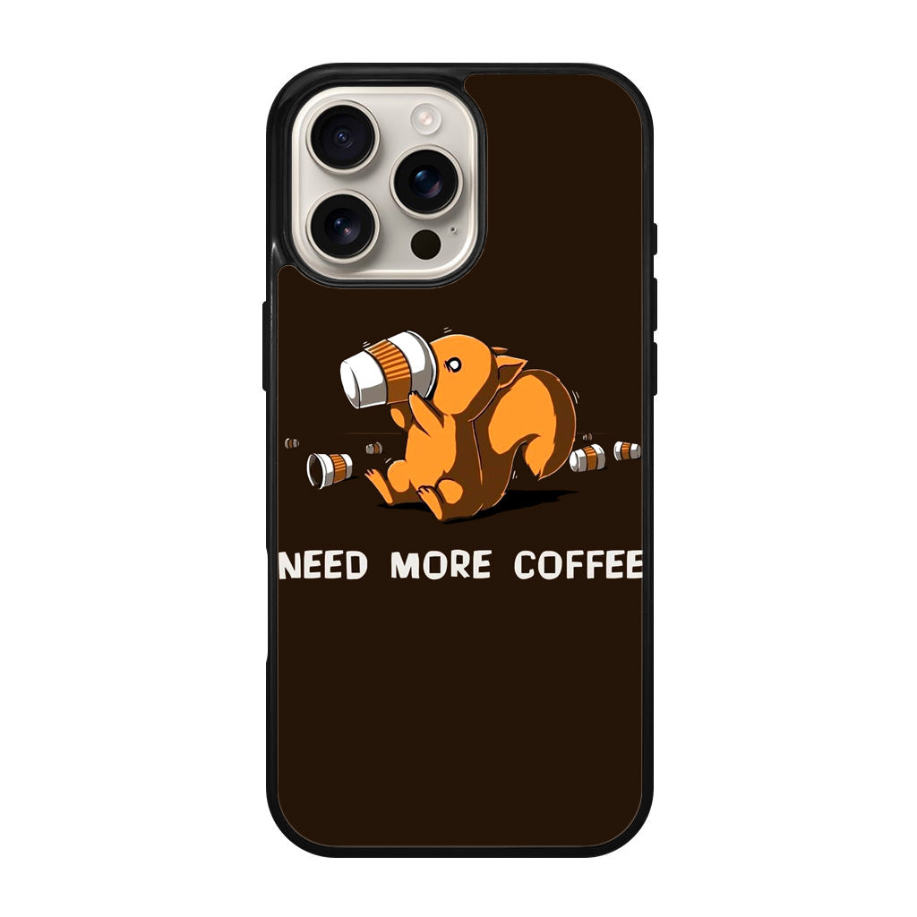 Need More Coffee Programmer Story iPhone 16 Pro / 16 Pro Max Case