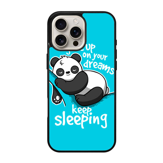 Panda Keep Sleeping iPhone 16 Pro / 16 Pro Max Case