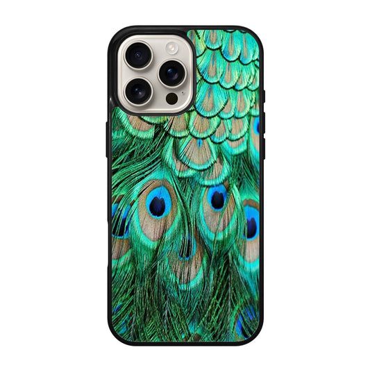 Peacock Feather iPhone 16 Pro / 16 Pro Max Case