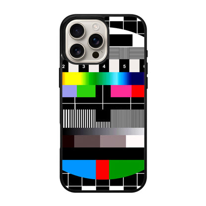 Scheme Pause TV Colorful Mesh iPhone 16 Pro / 16 Pro Max Case