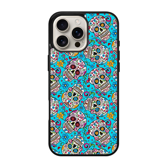 Skull Floral Sugar iPhone 16 Pro / 16 Pro Max Case