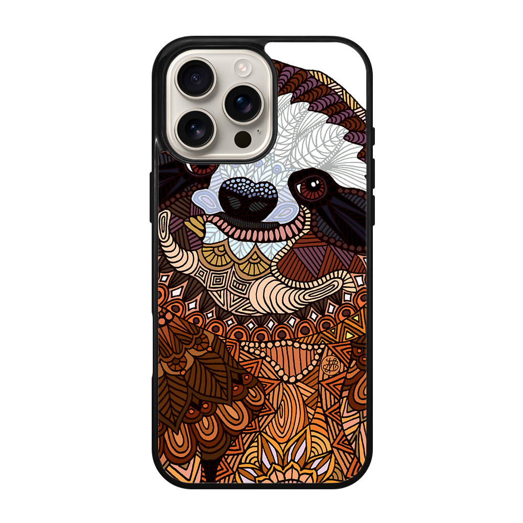 Sloth Ethnic Pattern iPhone 16 Pro / 16 Pro Max Case