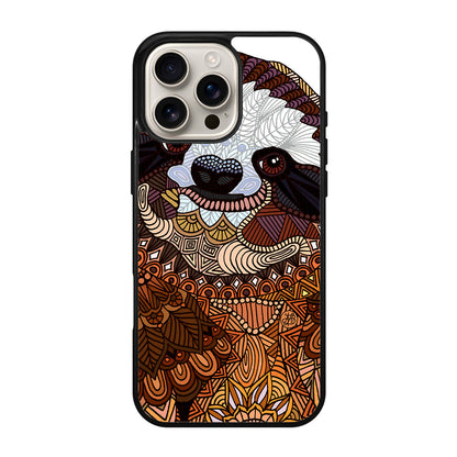 Sloth Ethnic Pattern iPhone 16 Pro / 16 Pro Max Case