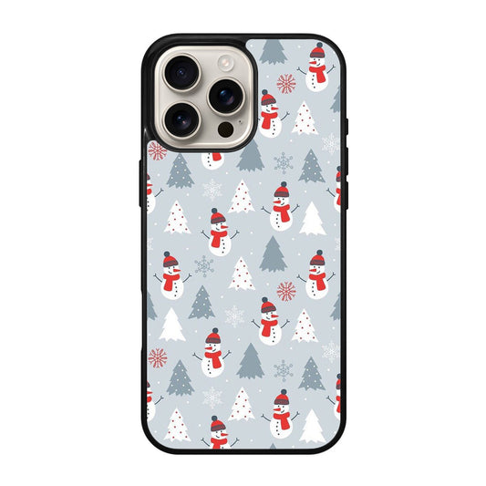 Snowmans Pattern iPhone 16 Pro / 16 Pro Max Case