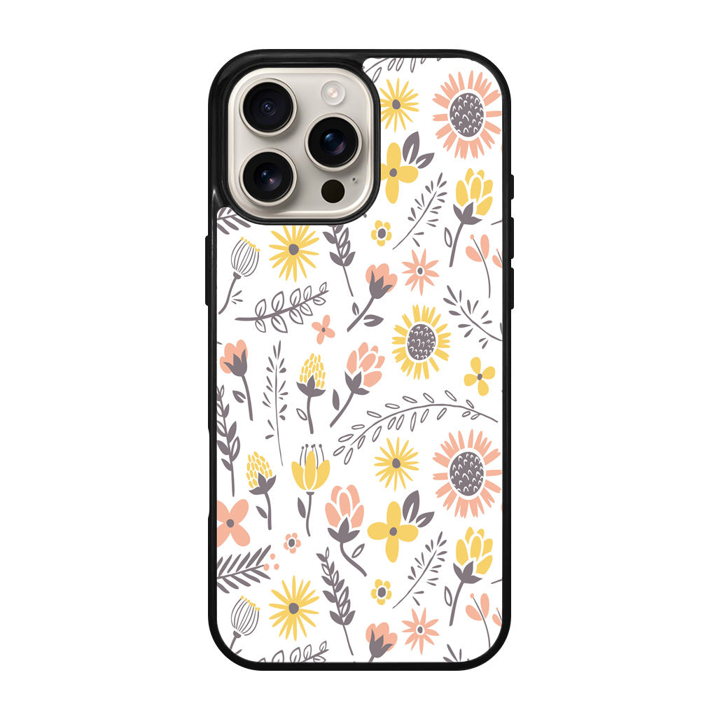 Spring Things Pattern iPhone 16 Pro / 16 Pro Max Case