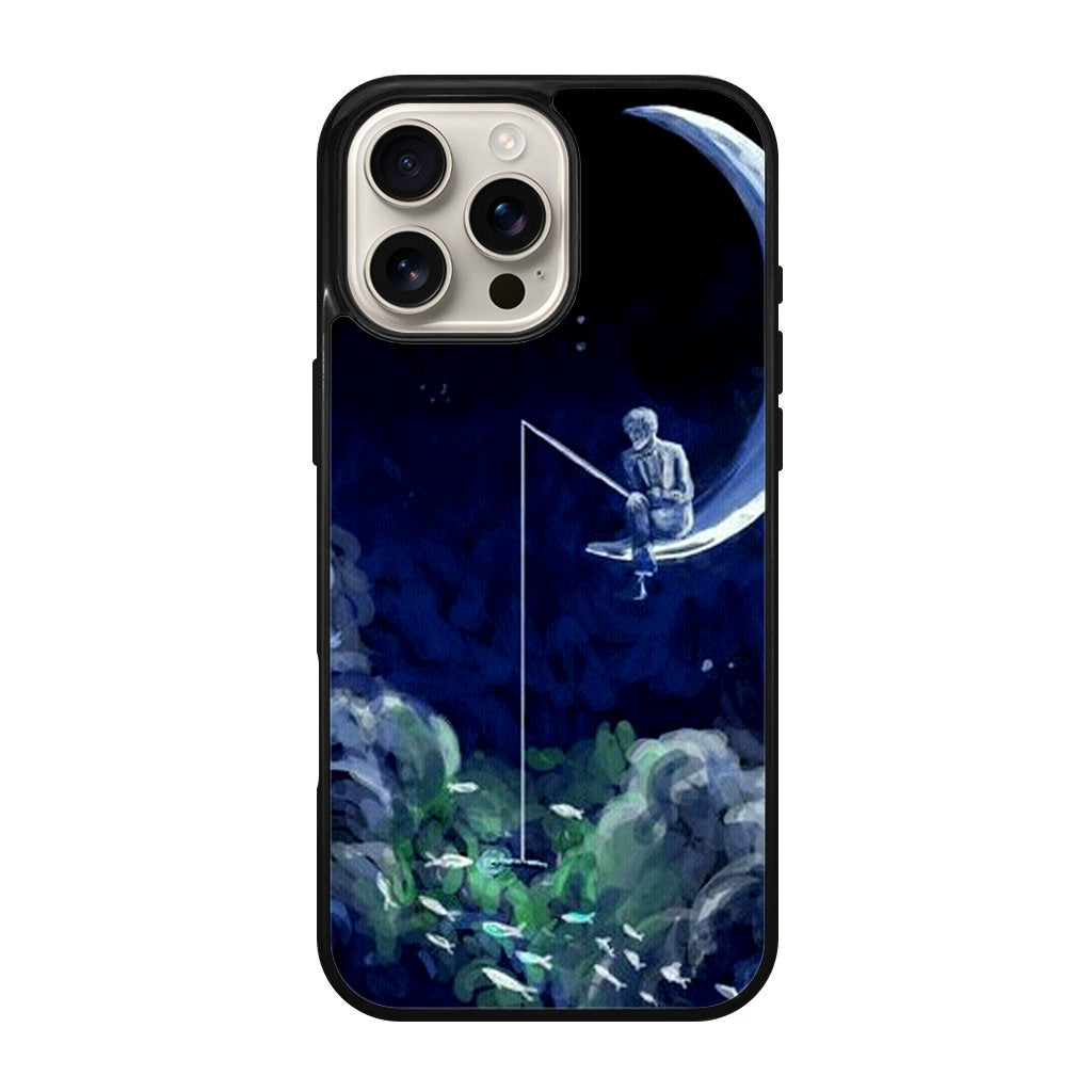 Tardis Walking To The Moon iPhone 16 Pro / 16 Pro Max Case