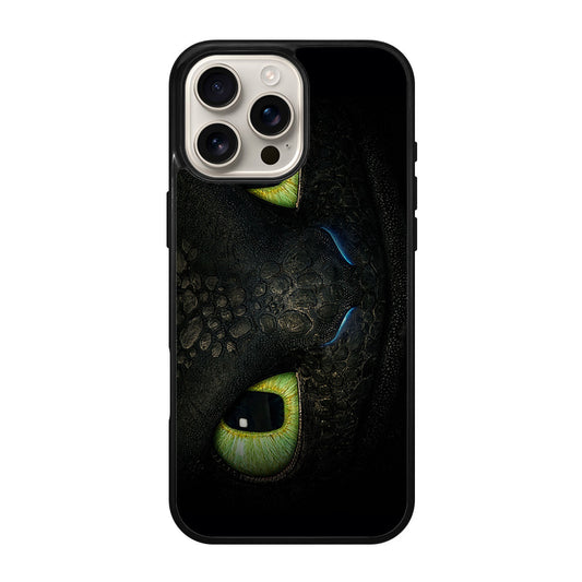 Toothless Dragon Eyes Close Up iPhone 16 Pro / 16 Pro Max Case