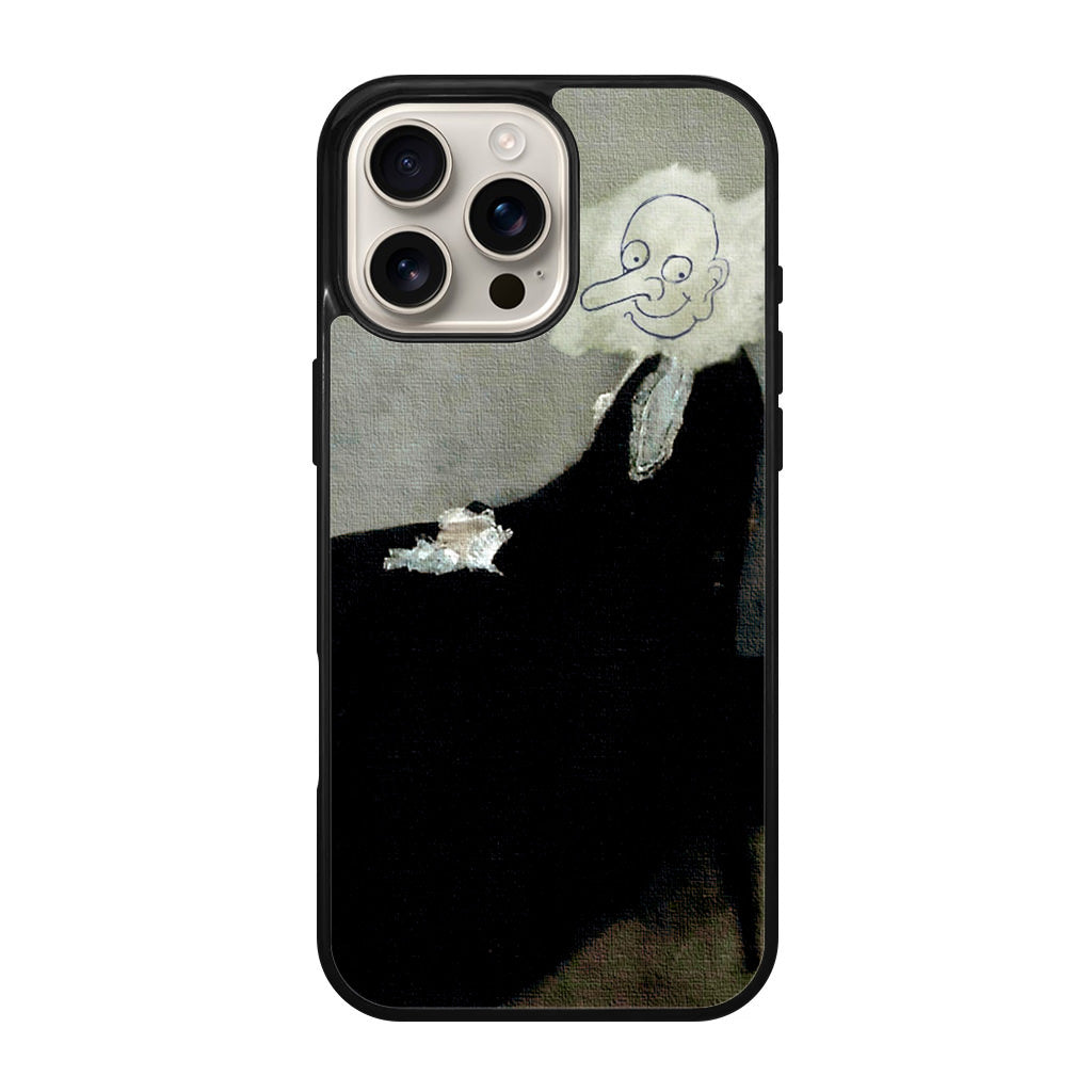 Whistler's Mother by Mr. Bean iPhone 16 Pro / 16 Pro Max Case