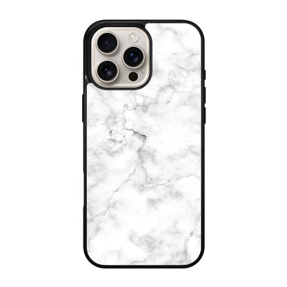 White Marble iPhone 16 Pro / 16 Pro Max Case