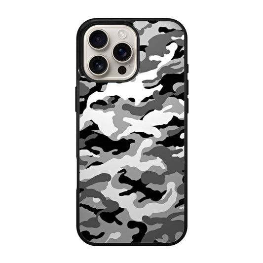 Winter Army Camo iPhone 16 Pro / 16 Pro Max Case