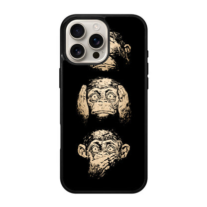 3 Wise Monkey iPhone 16 Pro / 16 Pro Max Case