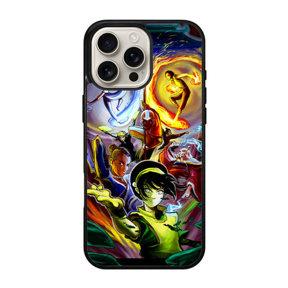 Avatar The Last Airbender Characters iPhone 16 Pro / 16 Pro Max Case