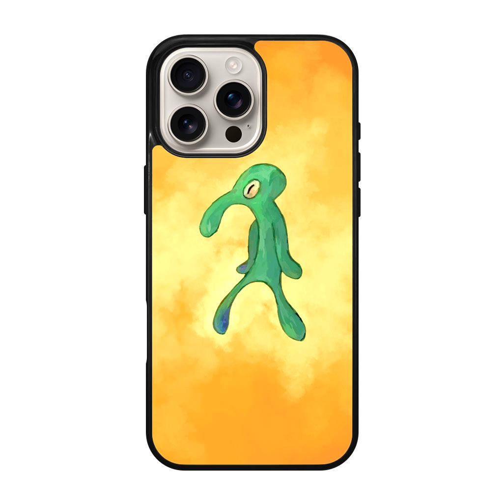 Bold and Brash Squidward Painting iPhone 16 Pro / 16 Pro Max Case