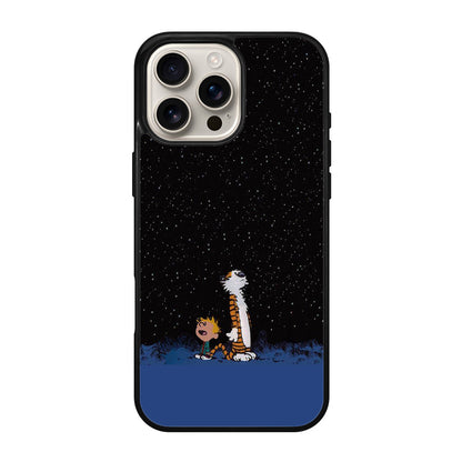 Calvin and Hobbes Space iPhone 16 Pro / 16 Pro Max Case