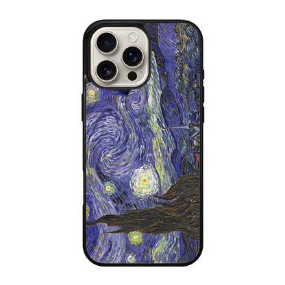 Dr Who Tardis In Van Gogh Starry Night iPhone 16 Pro / 16 Pro Max Case