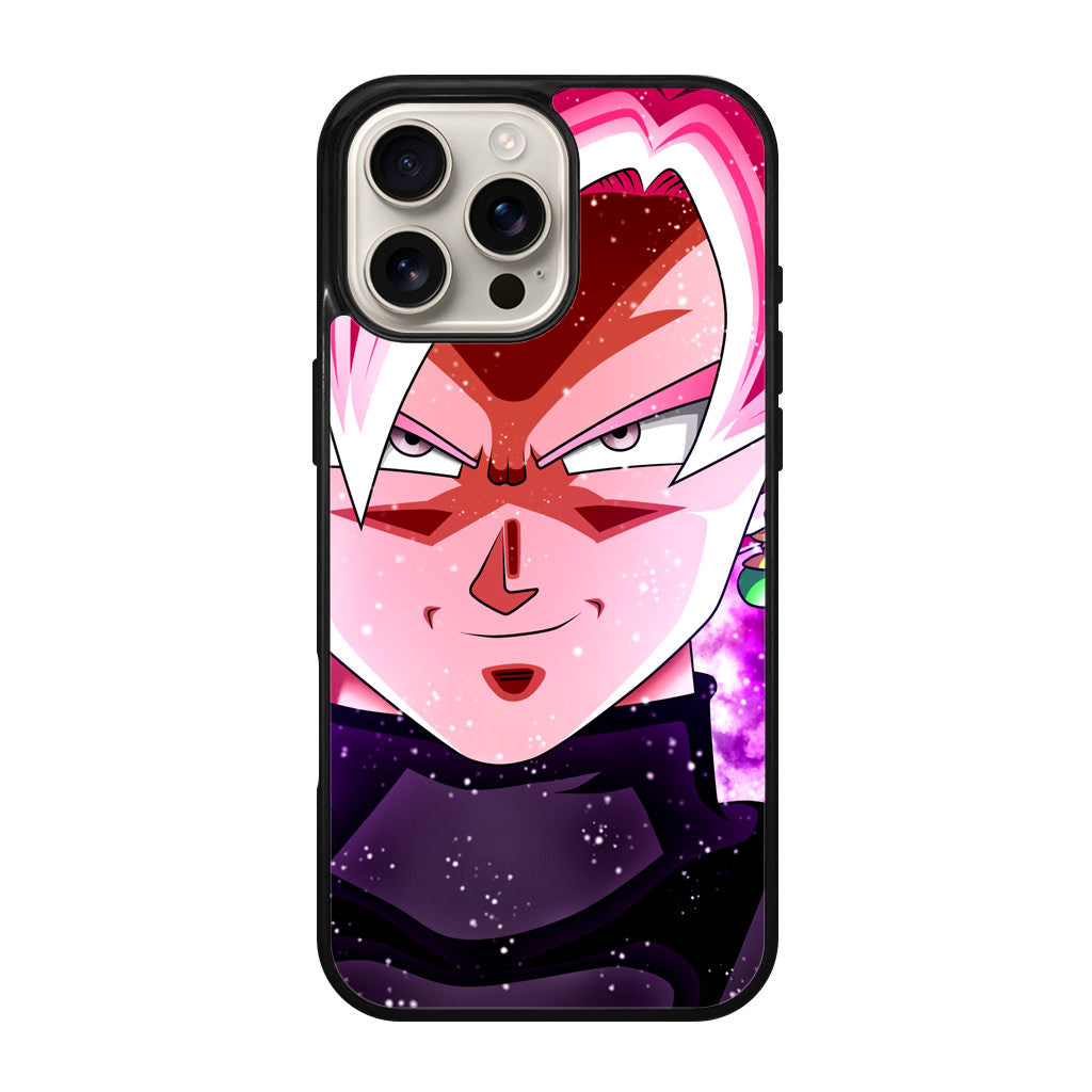 Dragon Ball Goku Black Rose iPhone 16 Pro / 16 Pro Max Case