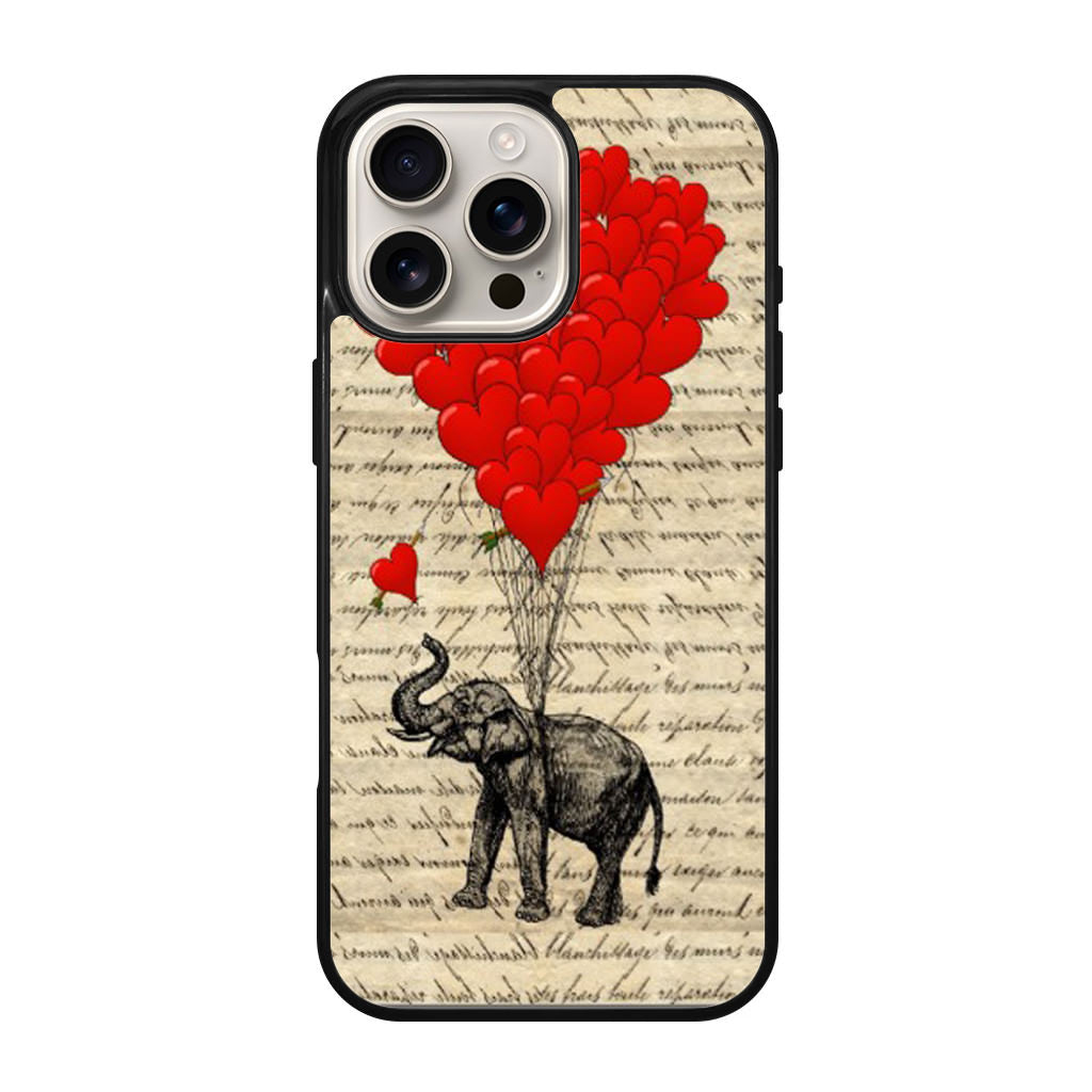 Elephant And Heart iPhone 16 Pro / 16 Pro Max Case