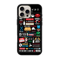 Friends TV Show Quotes Poster iPhone 16 Pro / 16 Pro Max Case