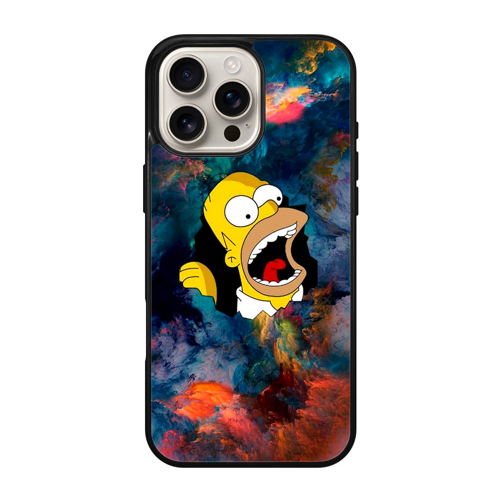 Homer Behind The Black Hole iPhone 16 Pro / 16 Pro Max Case