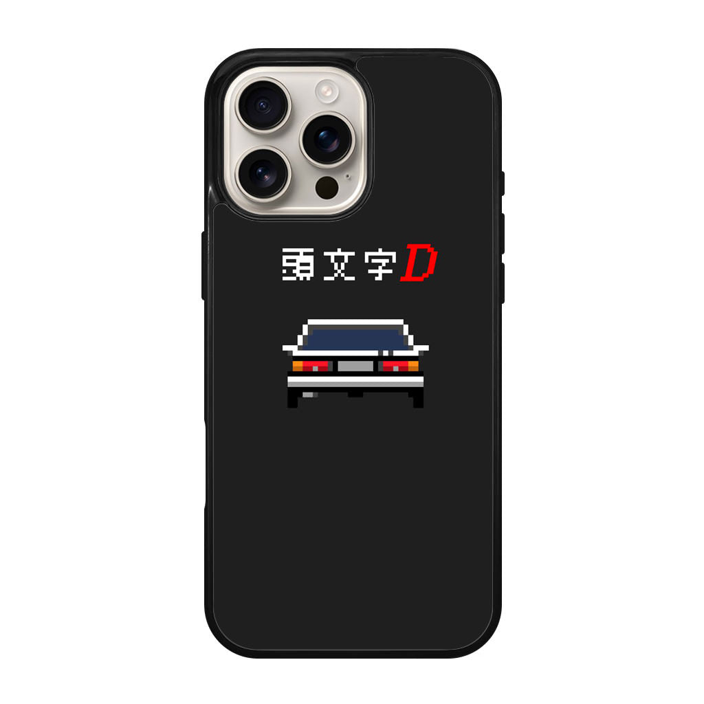 Initial D Pixel Art iPhone 16 Pro / 16 Pro Max Case