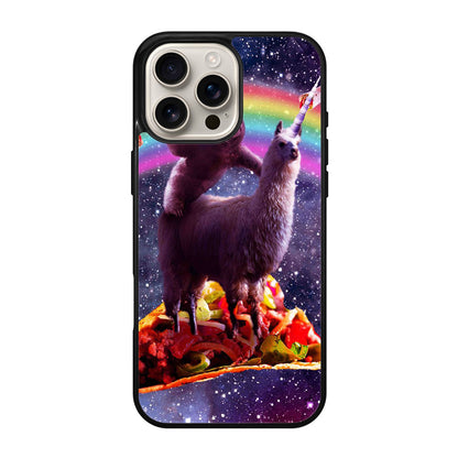 LLama And Sloth On Space iPhone 16 Pro / 16 Pro Max Case