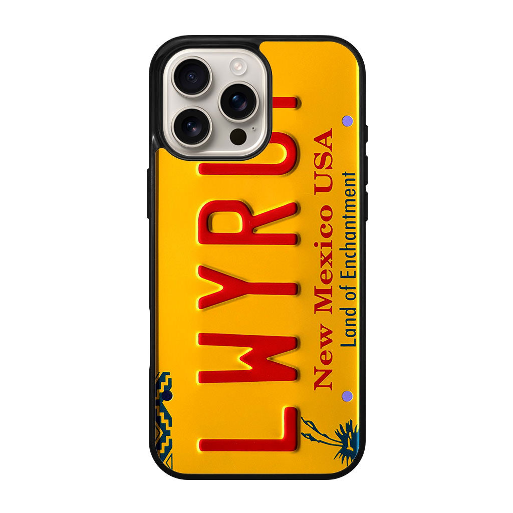 LWYRUP License Plate iPhone 16 Pro / 16 Pro Max Case