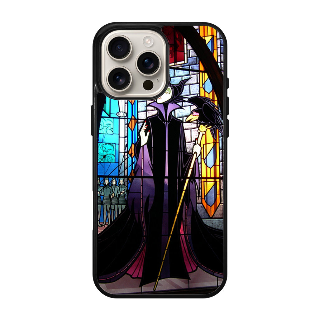 Maleficent Sleeping Beauty Glass Art iPhone 16 Pro / 16 Pro Max Case