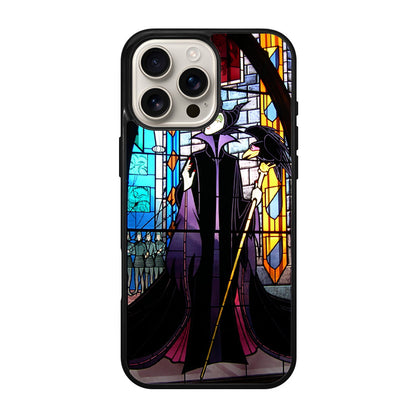 Maleficent Sleeping Beauty Glass Art iPhone 16 Pro / 16 Pro Max Case