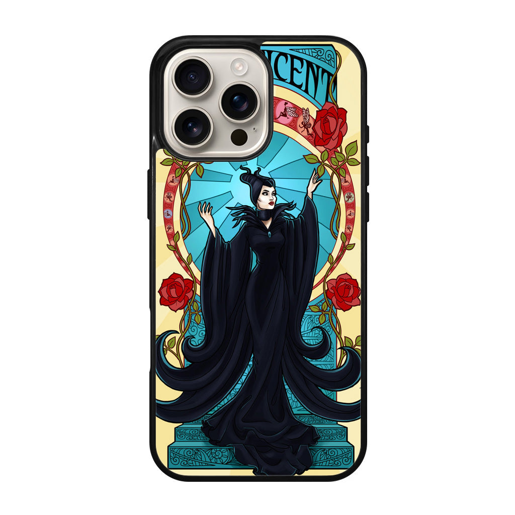 Maleficent With Flower iPhone 16 Pro / 16 Pro Max Case