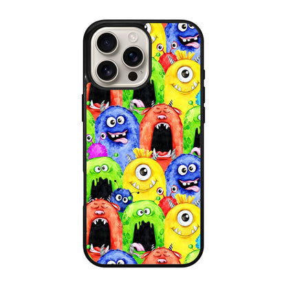 Monster Watercolor Art iPhone 16 Pro / 16 Pro Max Case