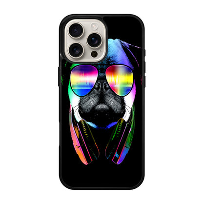 Music Lover Pug V iPhone 16 Pro / 16 Pro Max Case