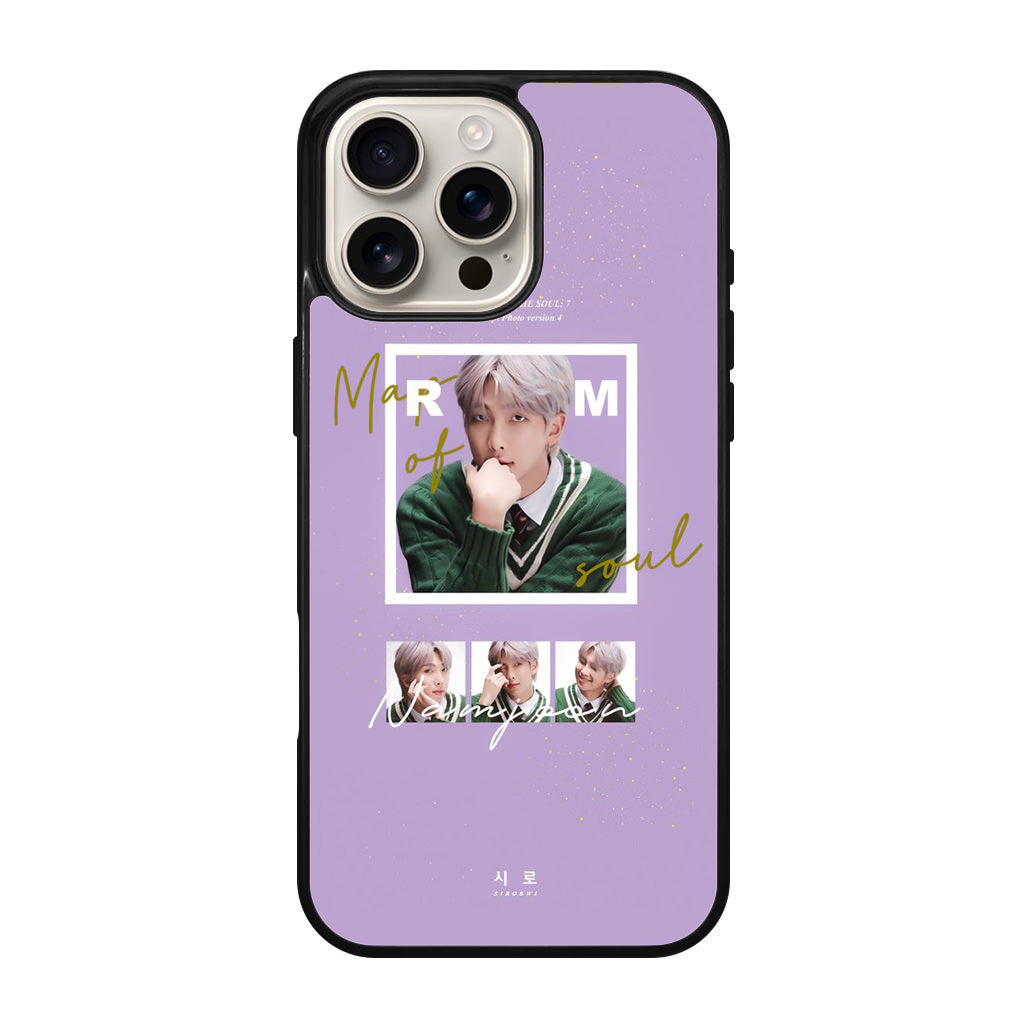 RM Namjoon Map Of The Soul BTS iPhone 16 Pro / 16 Pro Max Case