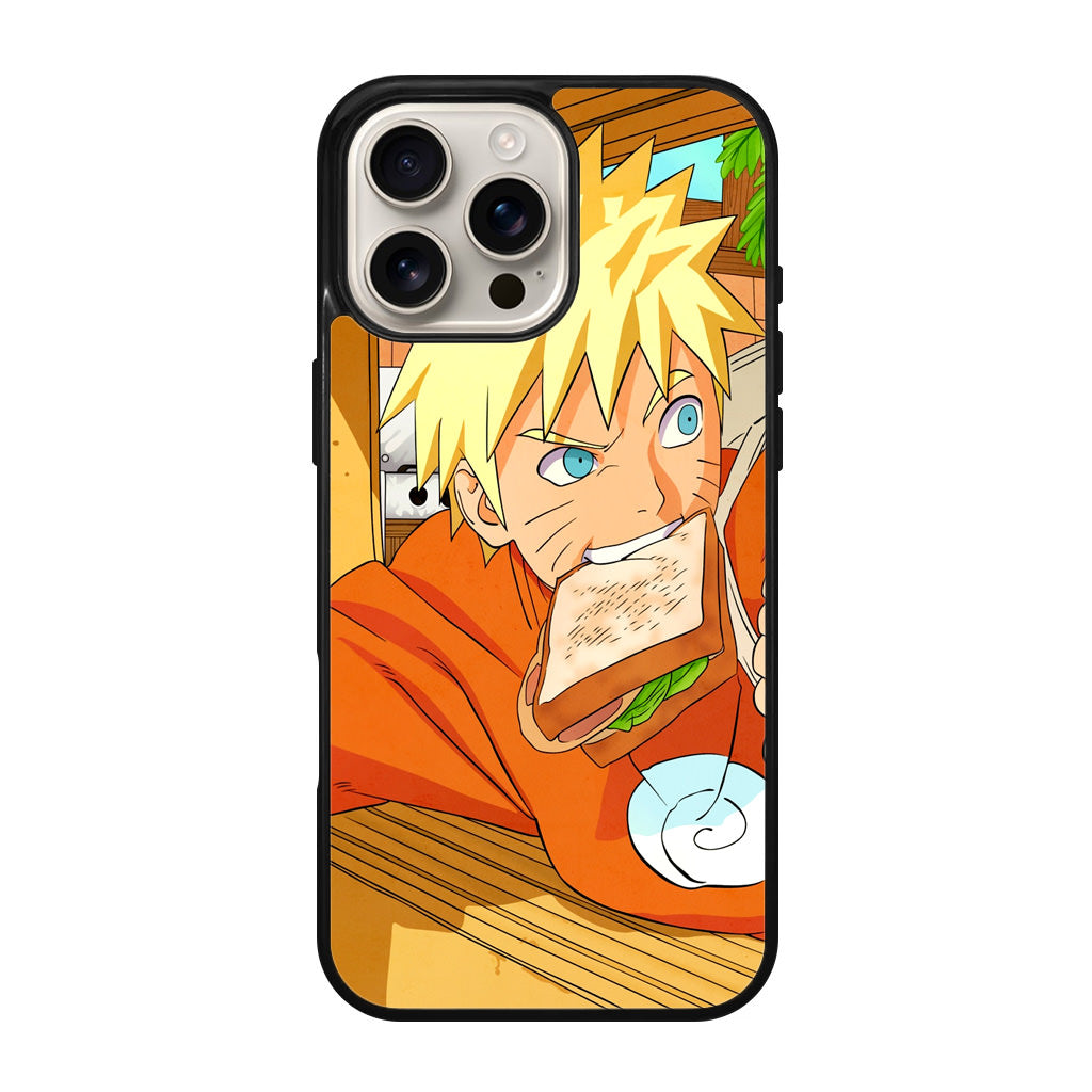 Naruto Eats Sandwich iPhone 16 Pro / 16 Pro Max Case