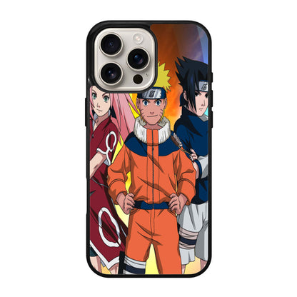 Naruto Sasuke And Sakura iPhone 16 Pro / 16 Pro Max Case