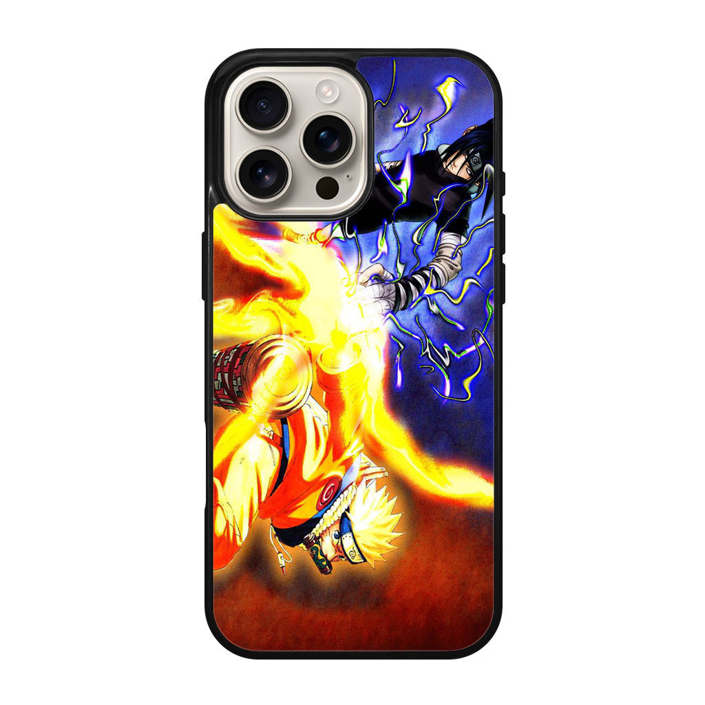 Naruto Vs Sasuke iPhone 16 Pro / 16 Pro Max Case