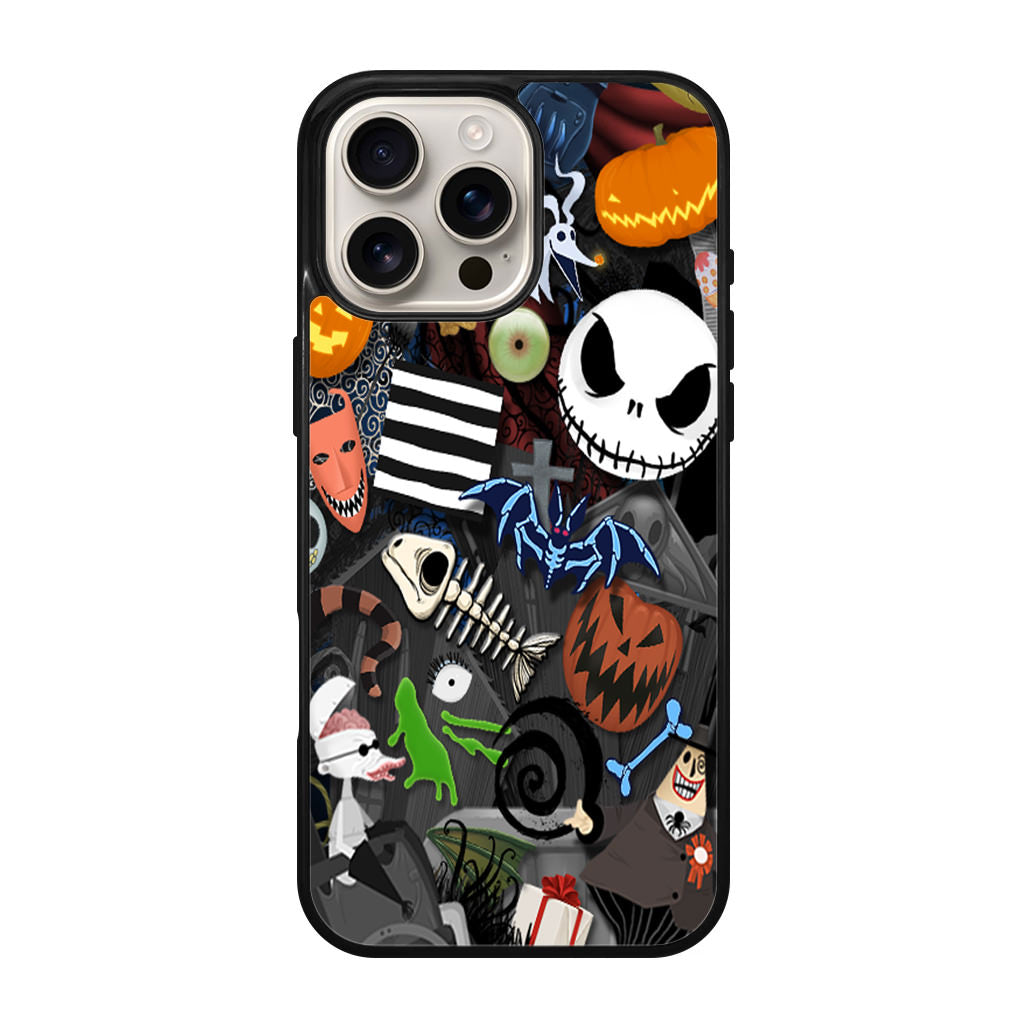 Nightmare Before Chrismast Collage iPhone 16 Pro / 16 Pro Max Case