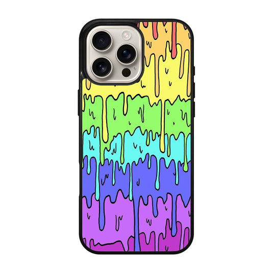 Pastel Kawaii Melting Rainbow iPhone 16 Pro / 16 Pro Max Case