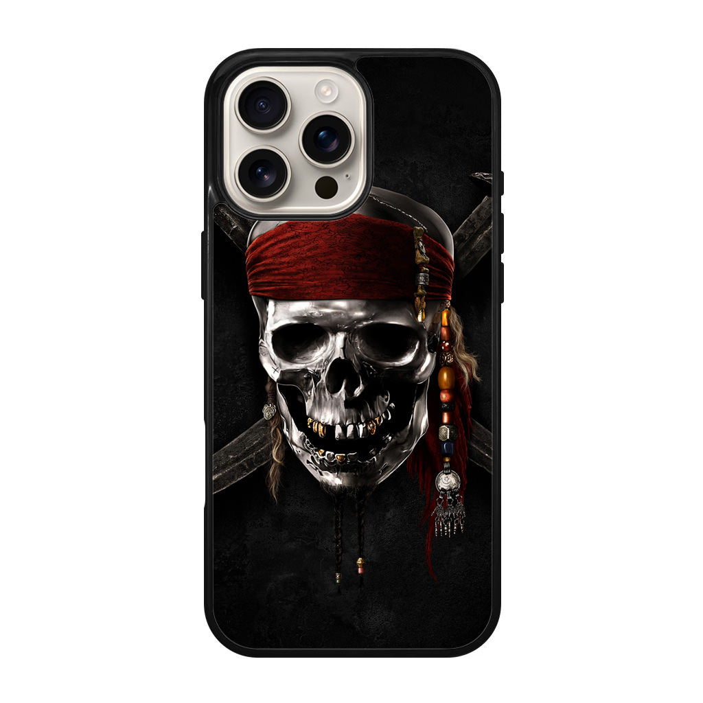 Pirates Of Carribean Skull iPhone 16 Pro / 16 Pro Max Case