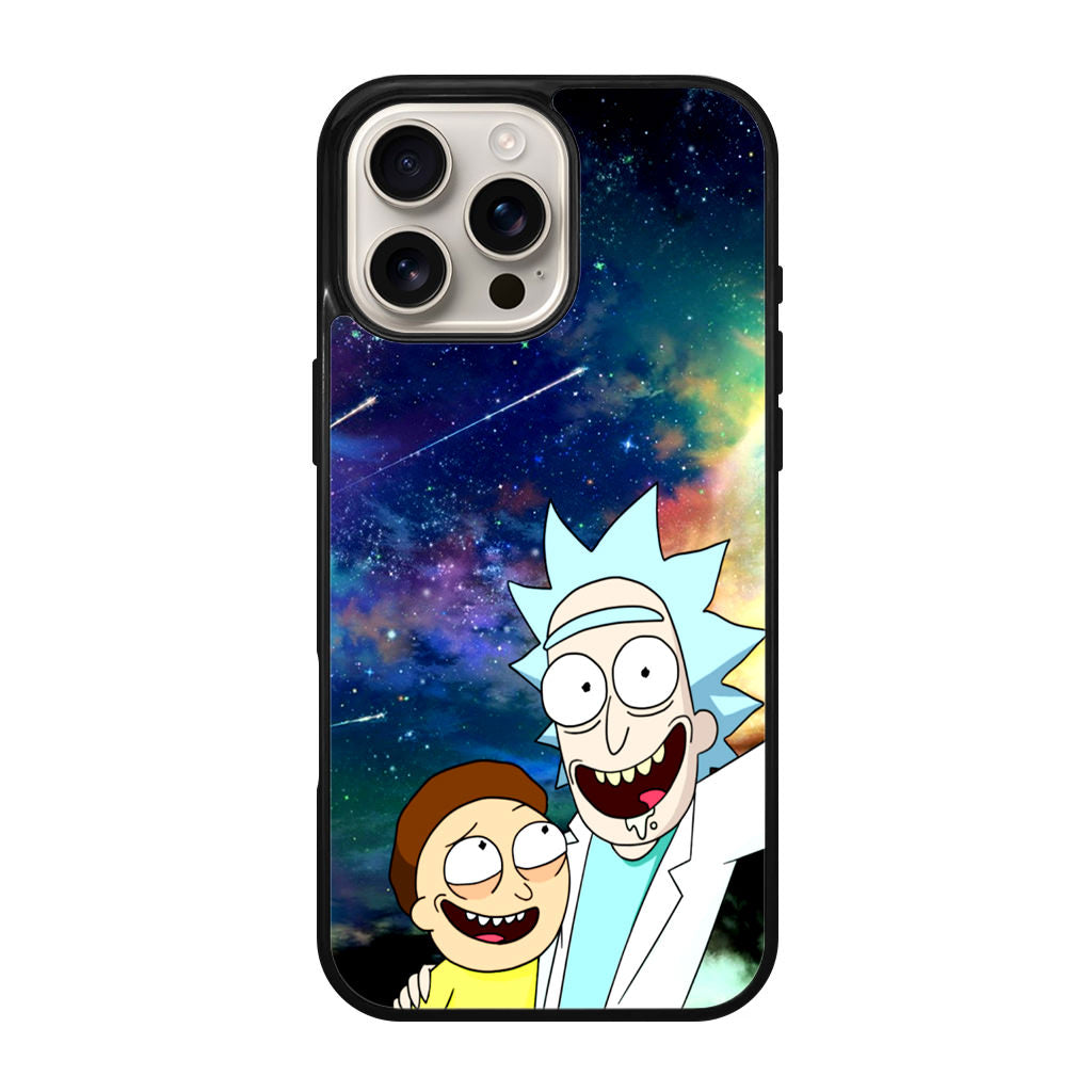 Rick And Morty In The Space iPhone 16 Pro / 16 Pro Max Case