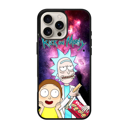 Rick And Morty Nebula Space iPhone 16 Pro / 16 Pro Max Case