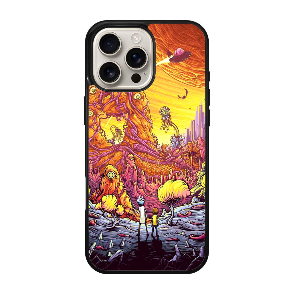 Rick And Morty Alien Planet iPhone 16 Pro / 16 Pro Max Case