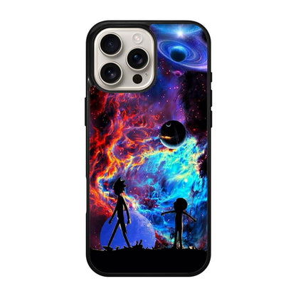 Rick And Morty Flat Galaxy iPhone 16 Pro / 16 Pro Max Case