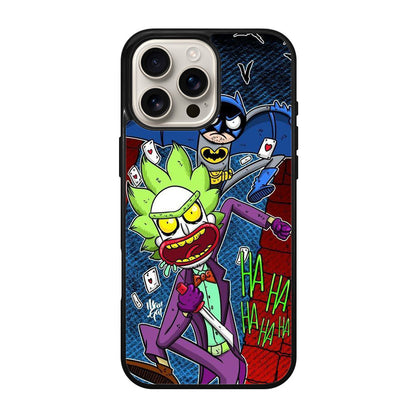 Rick And Morty Bat And Joker Clown iPhone 16 Pro / 16 Pro Max Case