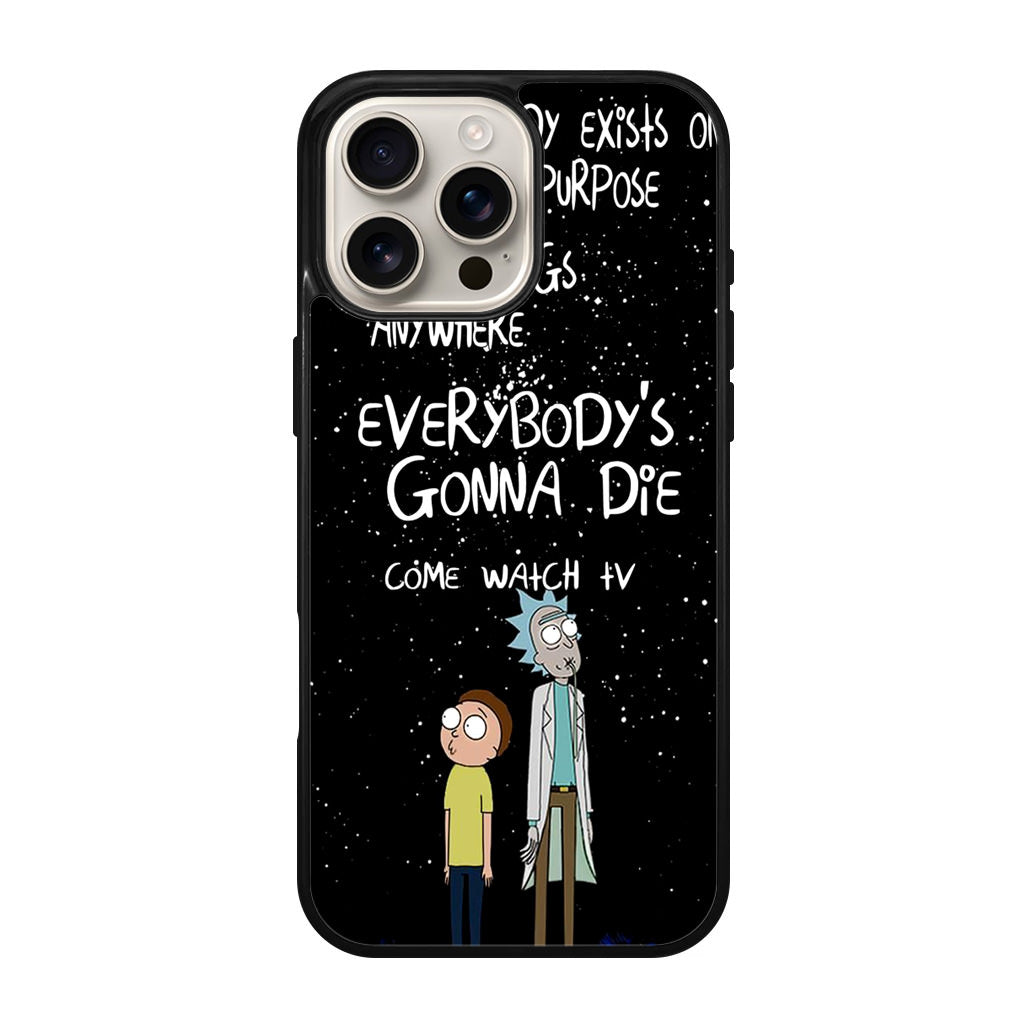 Rick And Morty Quotes iPhone 16 Pro / 16 Pro Max Case