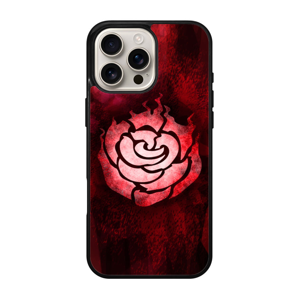 RWBY Ruby Rose Symbol iPhone 16 Pro / 16 Pro Max Case