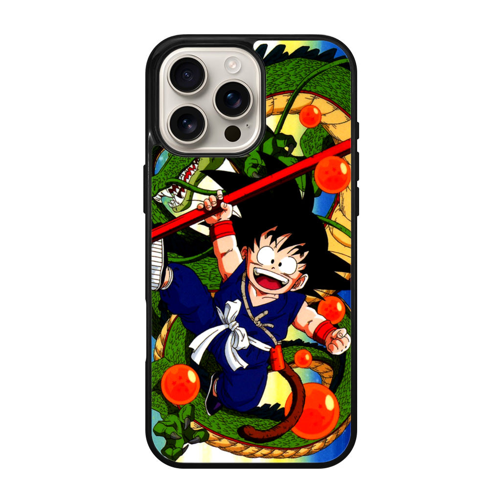 Shenlong And Little Goku Dragon Ball iPhone 16 Pro / 16 Pro Max Case