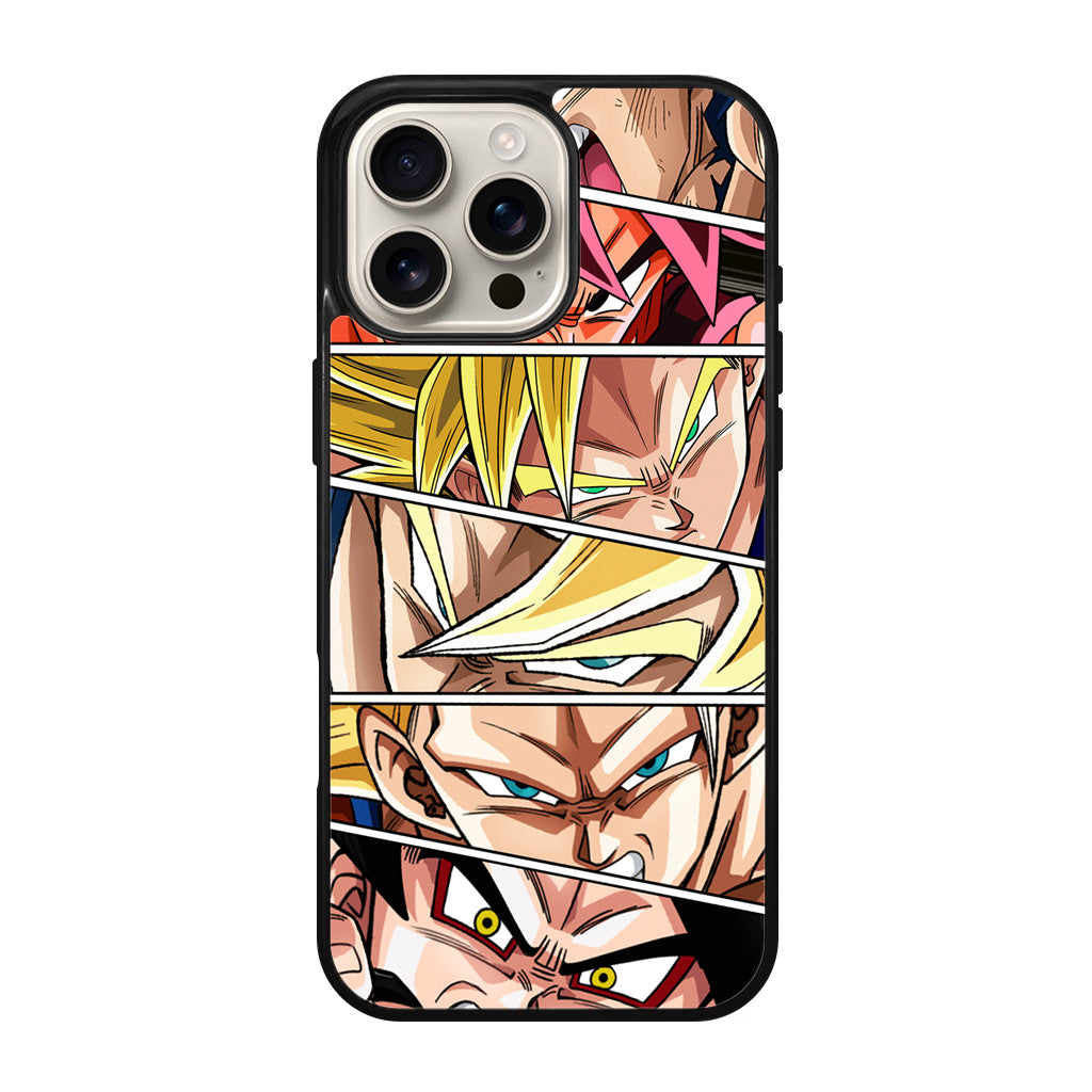 Son Goku Forms iPhone 16 Pro / 16 Pro Max Case