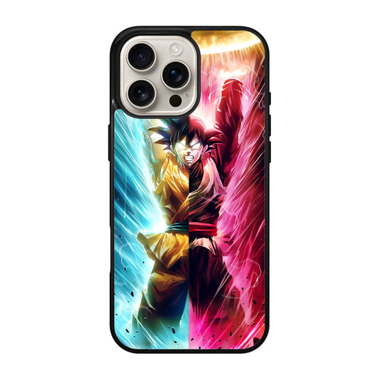 Spirit Bomb Split Goku Dragon Ball iPhone 16 Pro / 16 Pro Max Case