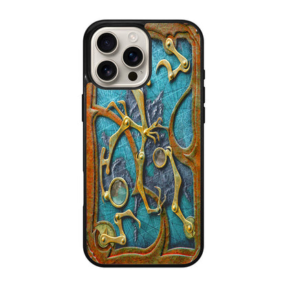 Steampunk Book Cover iPhone 16 Pro / 16 Pro Max Case